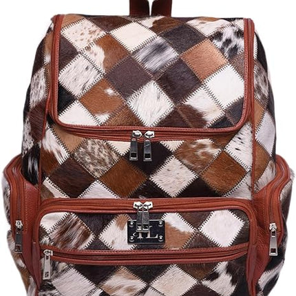 Cowhide Leather Backpack Bag