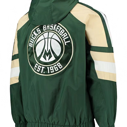 Men Milwaukee Bucks Starter Hooded Jacket